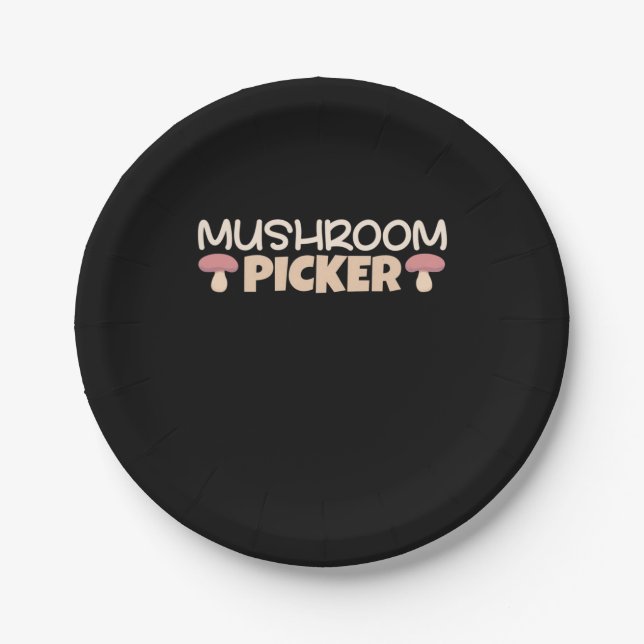 Plato De Papel Mushroom Pickers (Anverso)