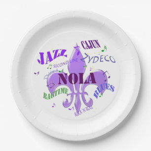 Plato De Papel Música de NOLA New Orleans
