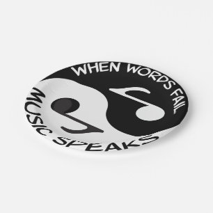 Plato De Papel Música de Yin yang