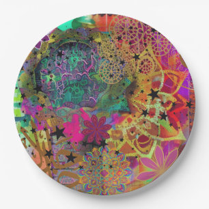 Plato De Papel Musulmán Artístico