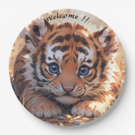 Plato De Papel Muy lindo