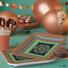 Plato De Papel MVB Diseño del Orgullo Mexicano 1