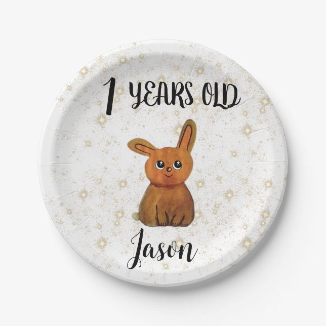 Plato De Papel My Monthly Hapiness magic rabbit (Anverso)