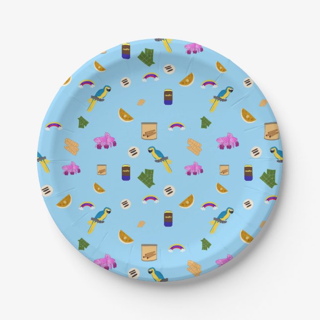 Plato De Papel My Venezuela (Anverso)