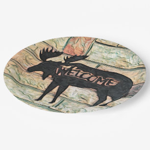 Plato De Papel Mystic Moose