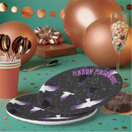 Plato De Papel Mystical Crows