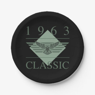 Plato De Papel Nacido militar en 1963