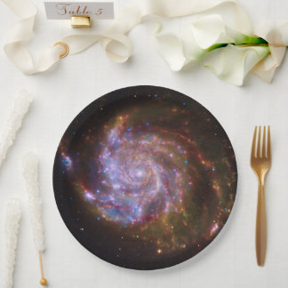 Plato De Papel Nacimiento de estrellas en la ruleta: Galaxia M101