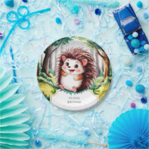 Nacimiento de Hedgehog Forestal Encantado