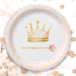 Plato De Papel Nacimiento de la Niña Rosa de la Hermandad de la P