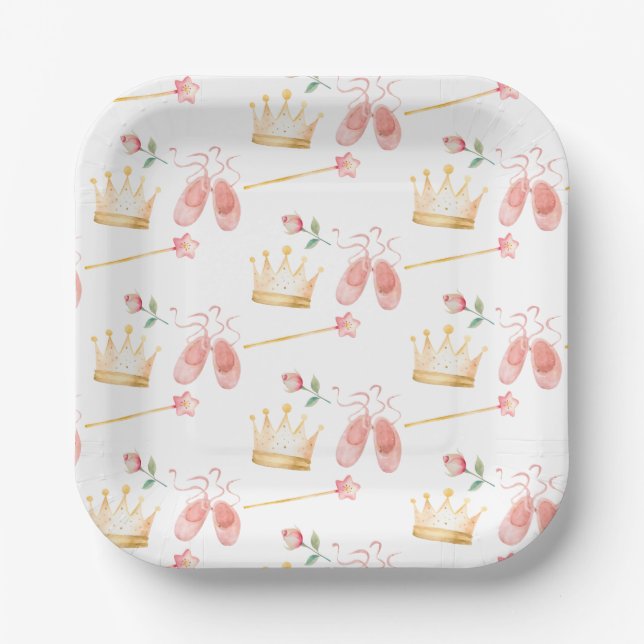 Plato De Papel Nacimiento de la Niña Rosa de la Hermandad de la P (Anverso)