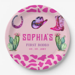 Plato De Papel Nacimiento de las Vaqueras Occidentales Primeras C