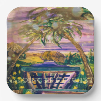 Plato De Papel Napping in Key West Fun and Casual