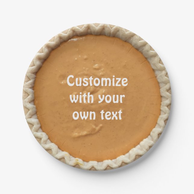 Plato De Papel Naranja (Anverso)