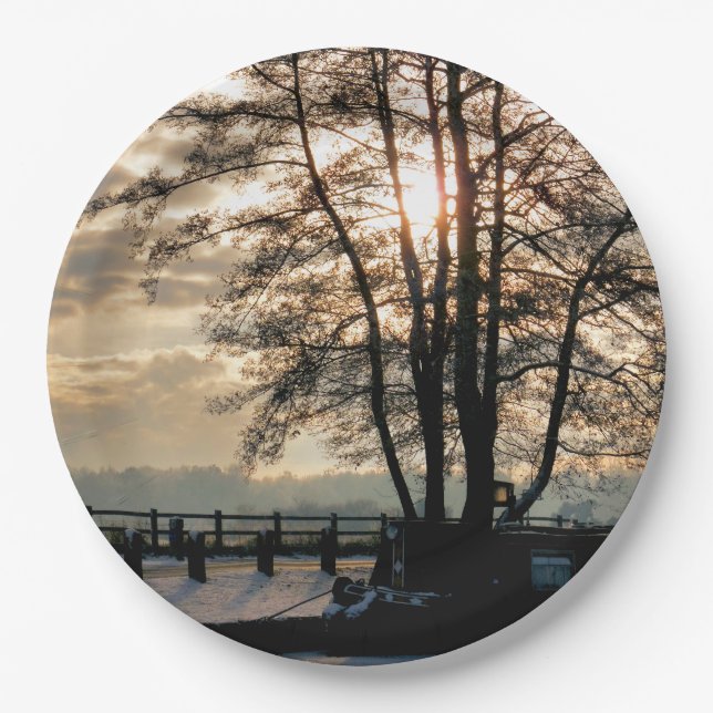 PLATO DE PAPEL NARROWBOATS (Anverso)