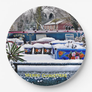 PLATO DE PAPEL NARROWBOATS