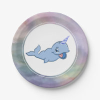 Narwhal Blue | Bebé Adorable Kawaii Ocean Shower