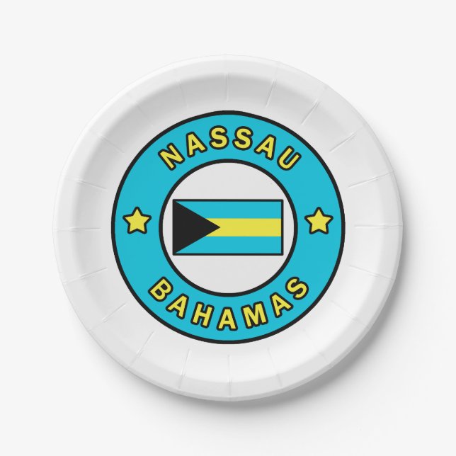 Plato De Papel Nassau Bahamas (Anverso)