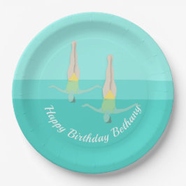 Plato De Papel Natación artística