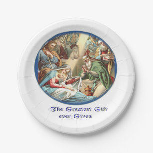 Plato De Papel Natividad