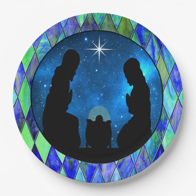 Plato De Papel Natividad (Anverso)