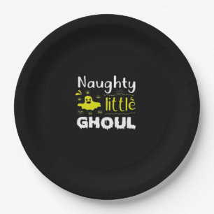 Plato De Papel Naughty Little Ghoul