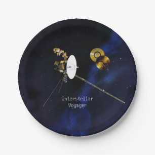 Plato De Papel Naves espaciales de Voyager Interstelar