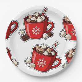 Plato De Papel Navidad