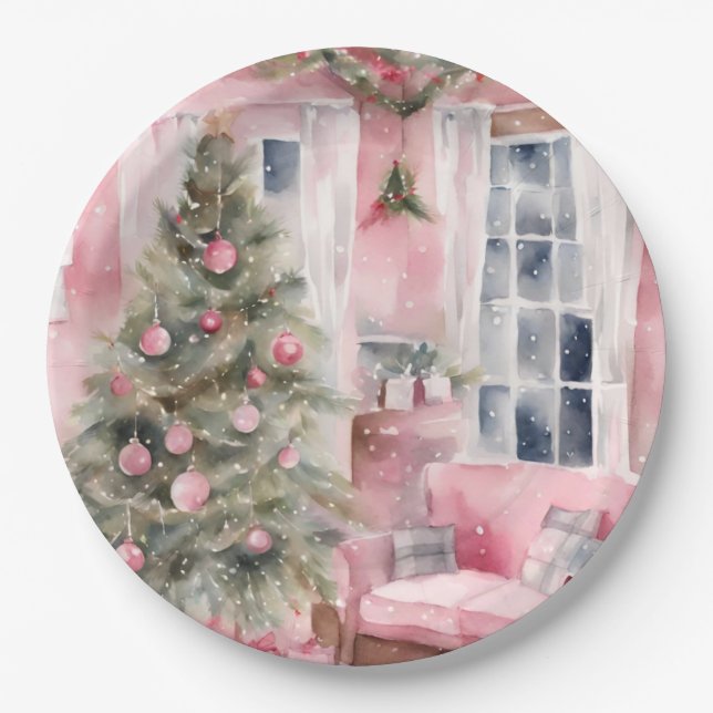 Plato De Papel Navidad (Anverso)