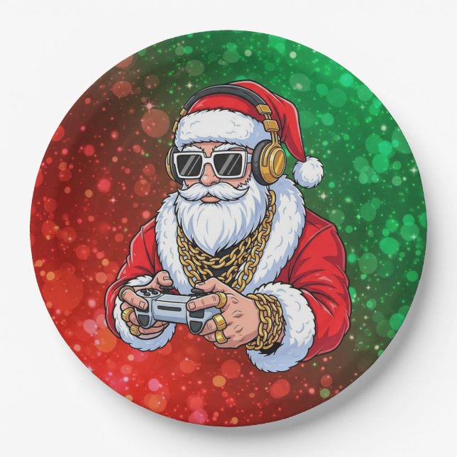 Plato De Papel Navidad (Anverso)