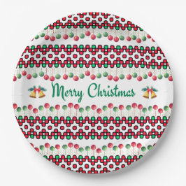 Plato De Papel Navidad