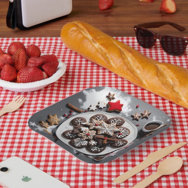 Plato de papel navidad 1 - 001 (Picnic)