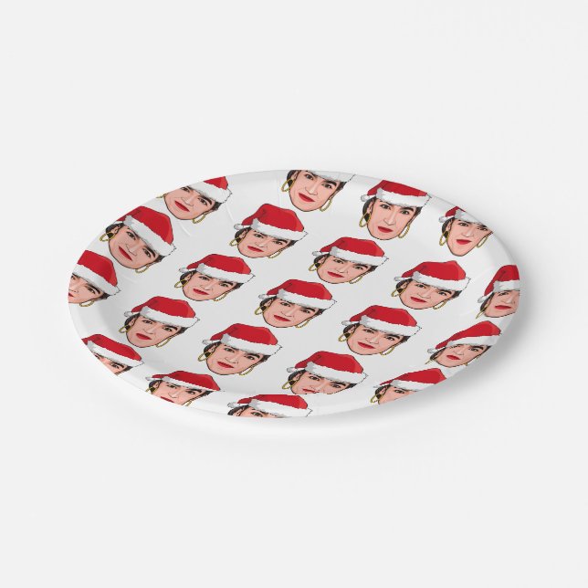 Plato De Papel Navidad AOC (Angular)