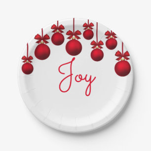 Plato De Papel Navidad gozo
