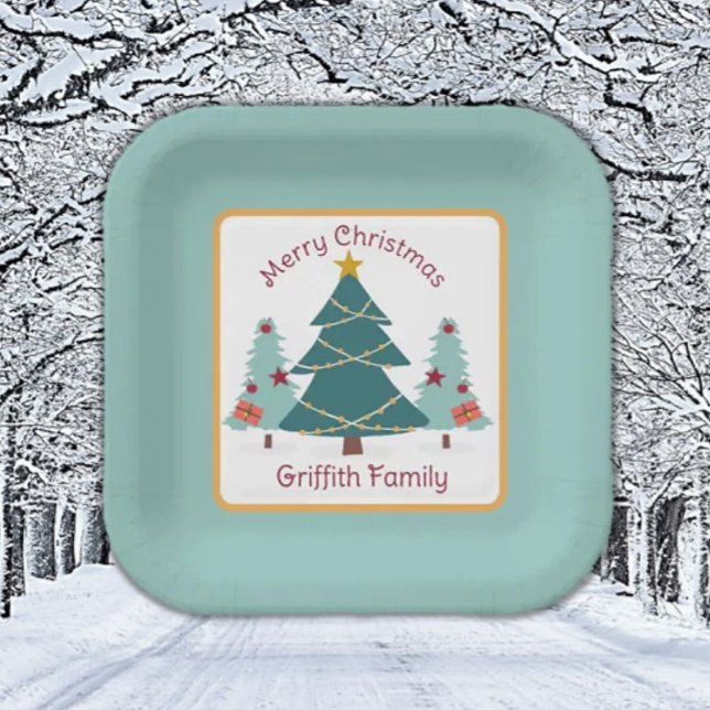 Plato De Papel Navidad! Vacaciones familiares especiales (Subido por el creador)