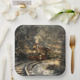 Plato De Papel Navidades