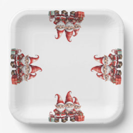 Plato De Papel Navidades