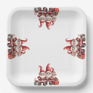 Plato De Papel Navidades