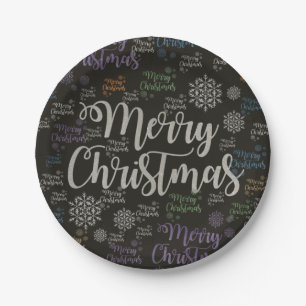 Plato De Papel Navidades