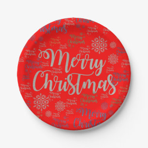 Plato De Papel Navidades