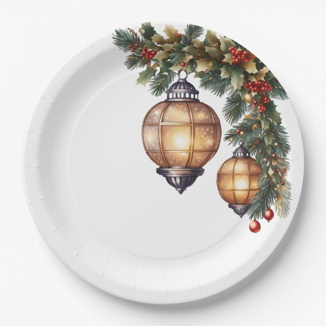 Plato De Papel Navidades (Anverso)