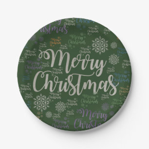 Plato De Papel Navidades