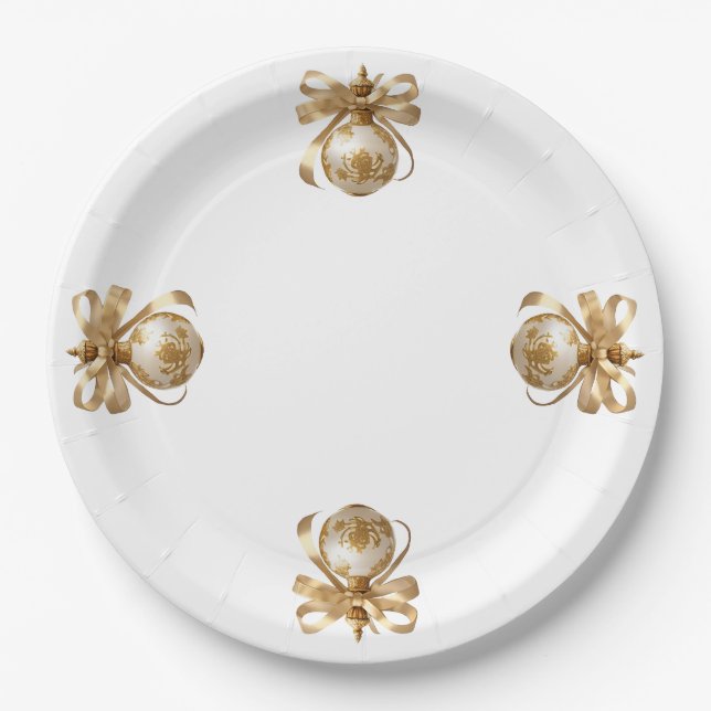Plato De Papel Navidades (Anverso)