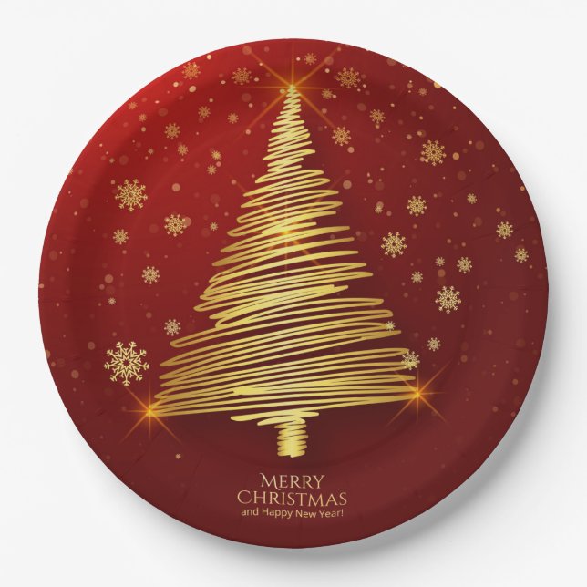 Plato De Papel Navidades (Anverso)