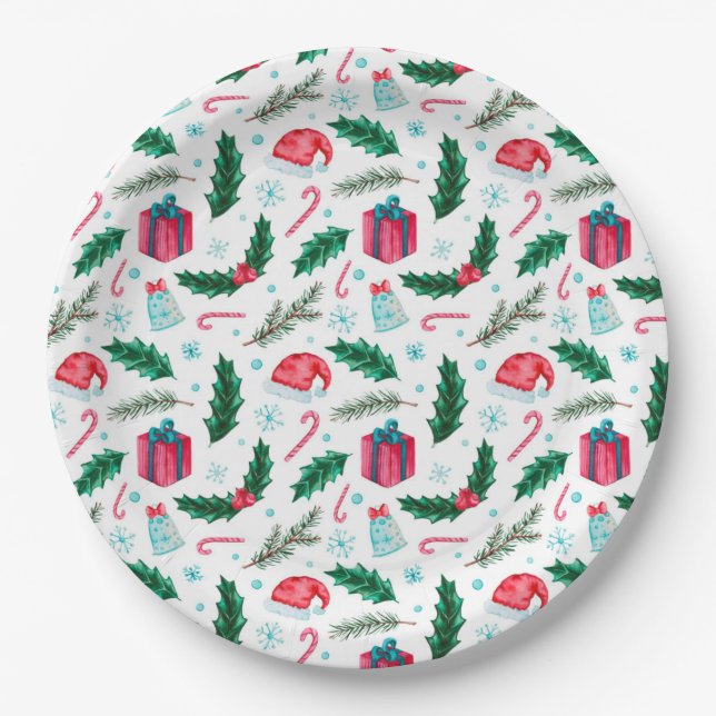 Plato De Papel Navidades (Anverso)