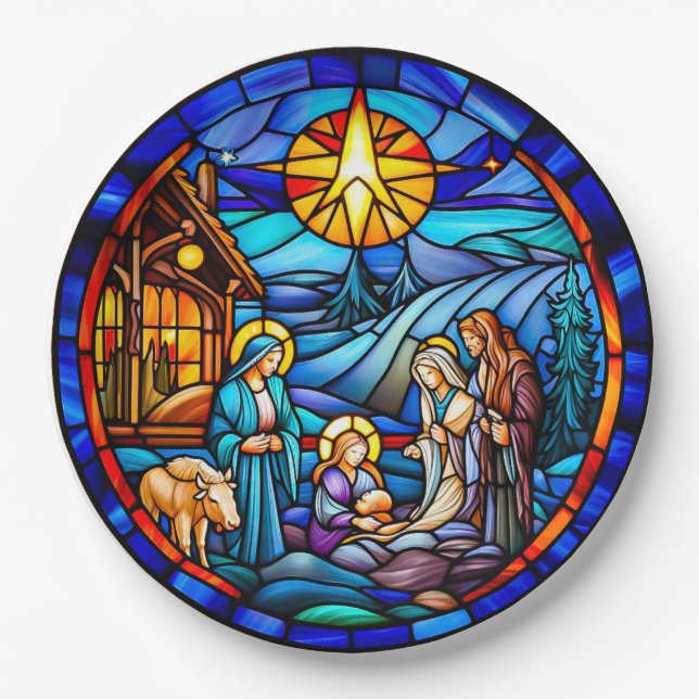 Plato De Papel Navidades (Anverso)