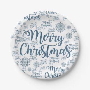 Plato De Papel Navidades