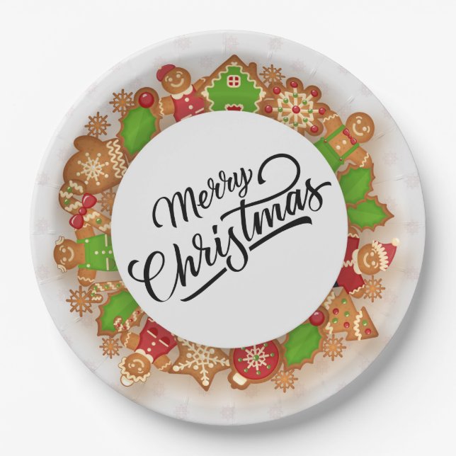 Plato De Papel Navidades (Anverso)