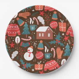 Plato De Papel Navidades