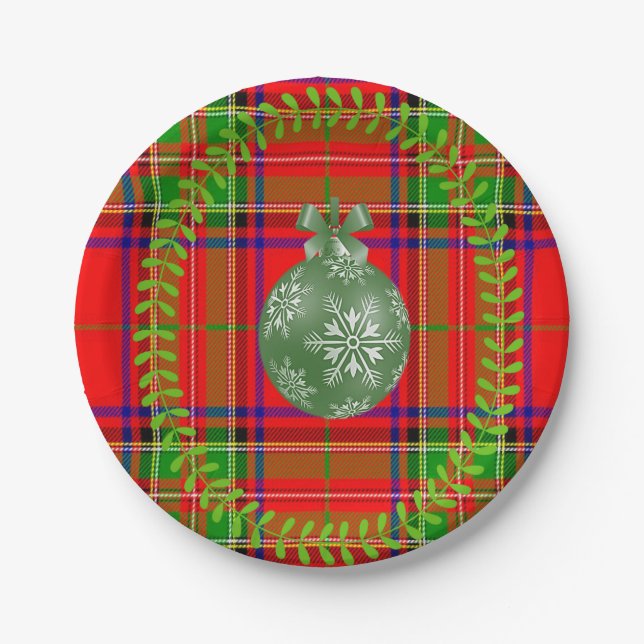 Plato De Papel Navidades (Anverso)